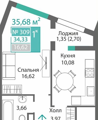 квартира ул. Куйбышева/ул. Киевская, стр. 1 фото