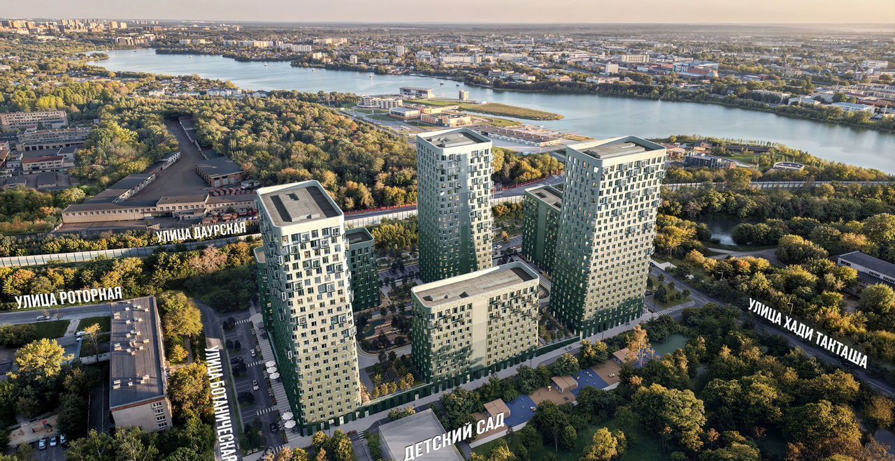 квартира г Казань р-н Приволжский Суконная слобода ул Хади Такташа корп. 3 фото 1