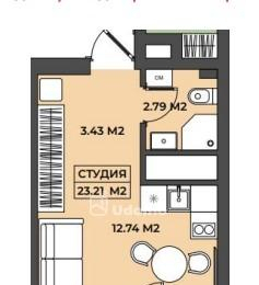 квартира г Уфа р-н Октябрьский Адмирала Макарова, 27 фото 9
