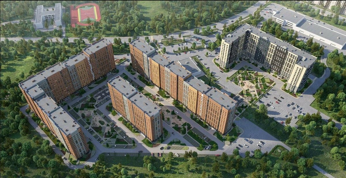 квартира г Рязань р-н Московский ул Интернациональная 1 ЖК «Бирюзова Парк» фото 1