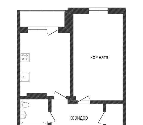 квартира г Воронеж р-н Левобережный ул Новосибирская 23/2 фото 14