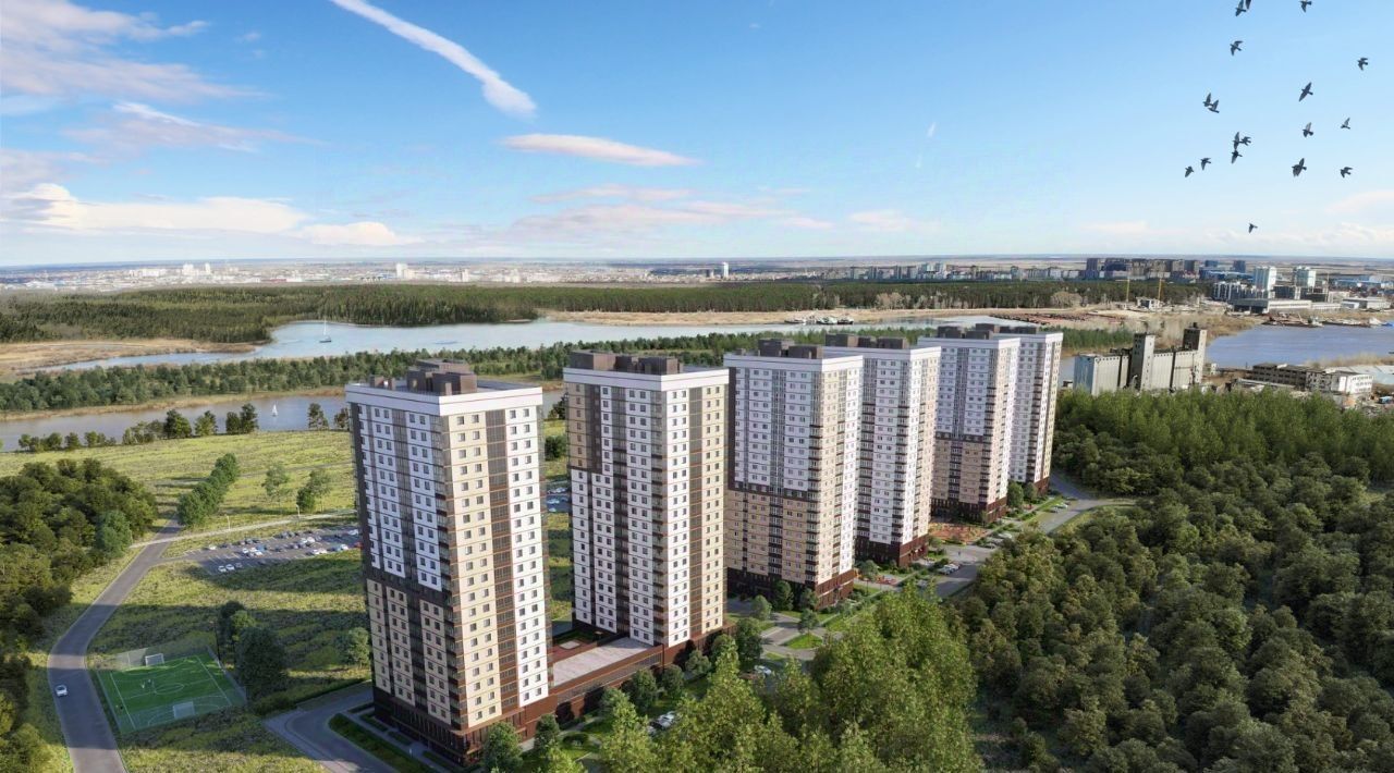 квартира г Тюмень р-н Ленинский ЖК Кватро фото 2