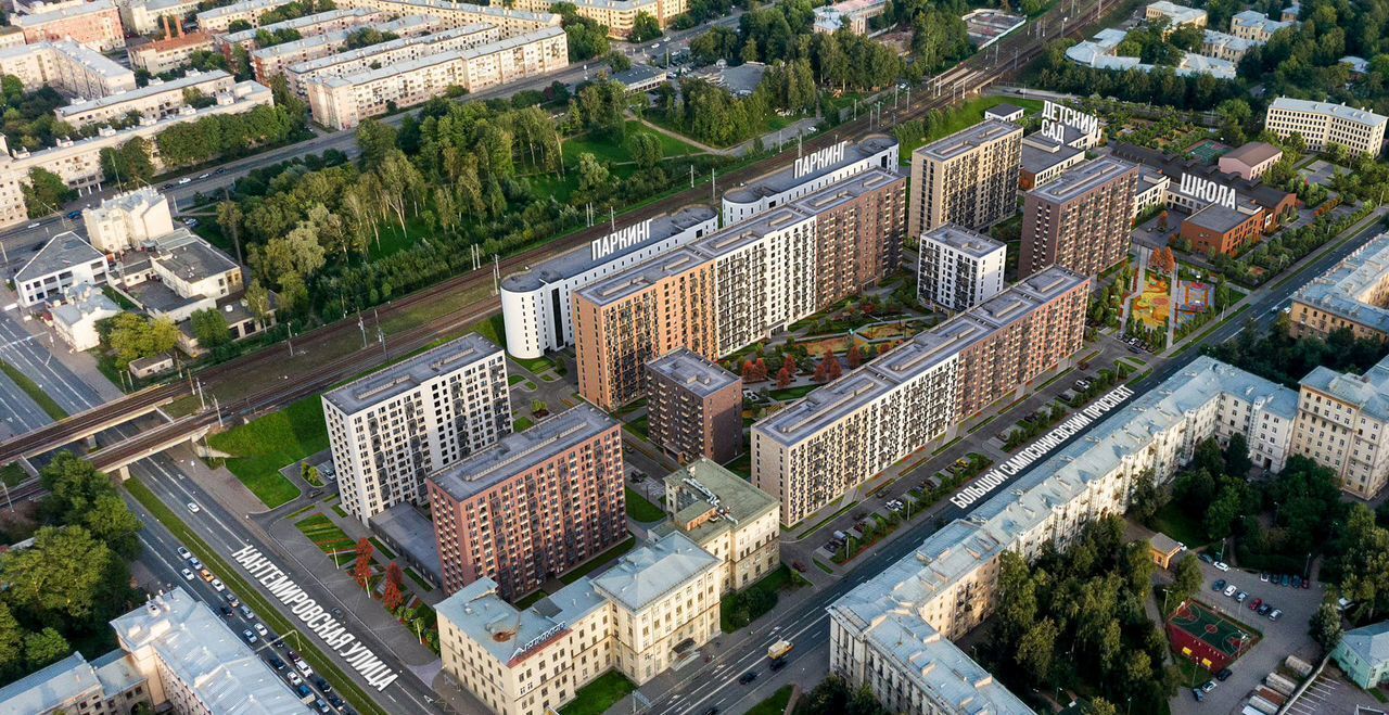 квартира г Санкт-Петербург метро Лесная Выборгская сторона ул Кантемировская 11 лит. А, корп. 5 фото 2