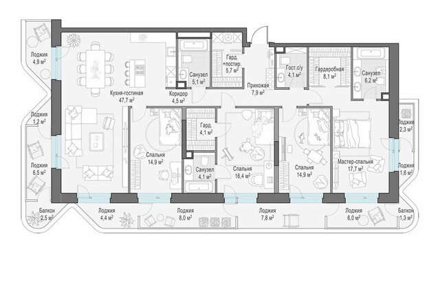 г Троицк микрорайон В метро Автозаводская Даниловский ЖК Форивер, 10 фото