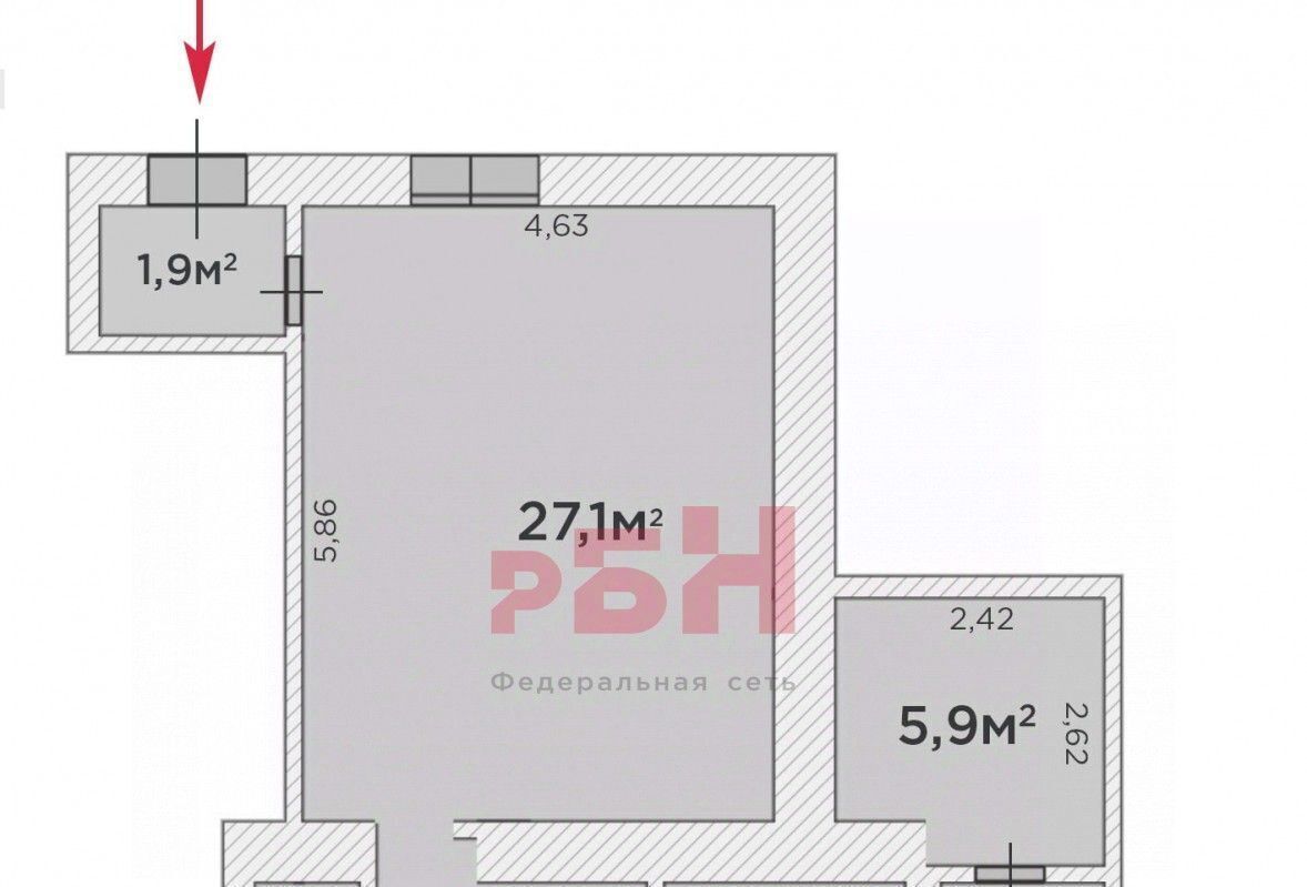 торговое помещение г Тюмень р-н Центральный проезд Заречный 6 фото 7