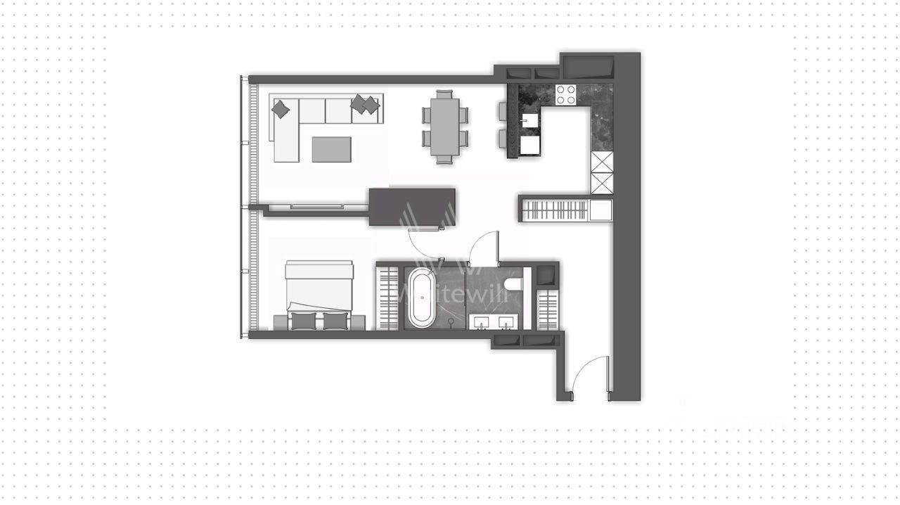 квартира г Москва ЦАО Пресненский МФК NEVA TOWERS 1-й Красногвардейский проезд, 22 с 2, Московская область фото 2