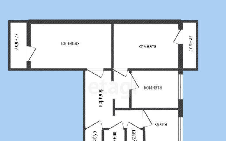 квартира г Губкин ул Королева 8 фото 21