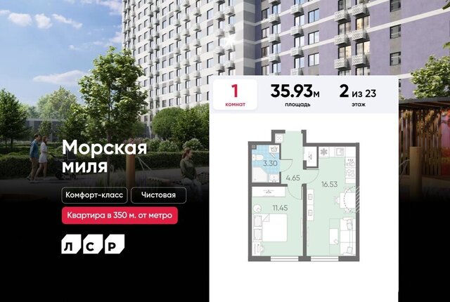 р-н Красносельский муниципальный округ Юго-Запад, жилой комплекс Морская миля фото