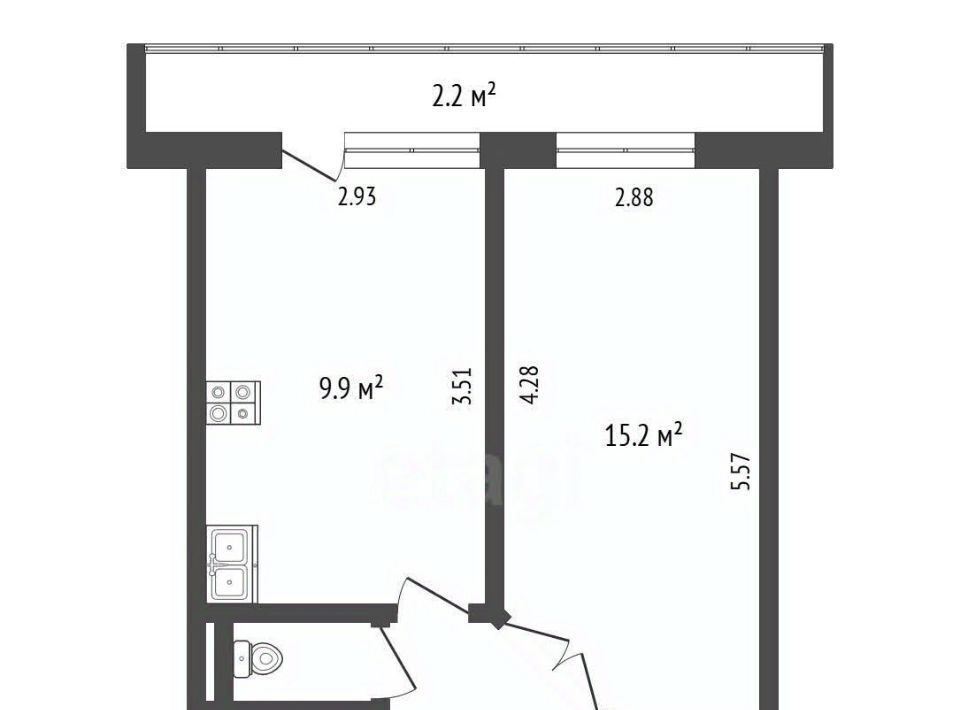 квартира г Новый Уренгой пр-кт Губкина 26 фото 2