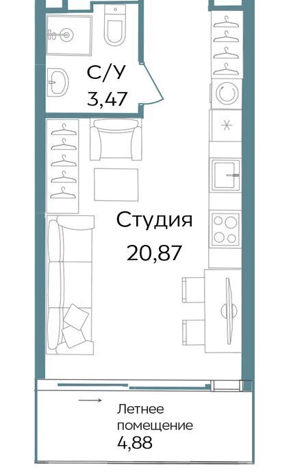 квартира г Саки TEMPO курортный кластер Темпо фото 1