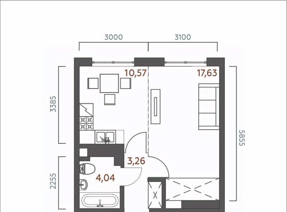 квартира г Иркутск р-н Октябрьский ул 6-я Советская 2 фото 1