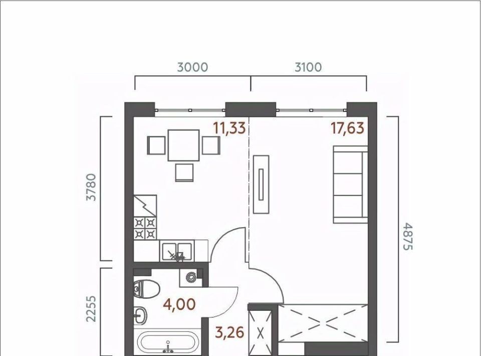 квартира г Иркутск р-н Октябрьский ул 6-я Советская 2 фото 1