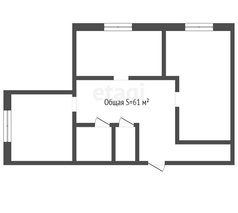 квартира г Междуреченск ул Октябрьская 2 фото 1