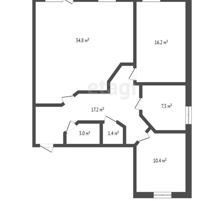 квартира г Междуреченск пр-кт Коммунистический 8 фото 1
