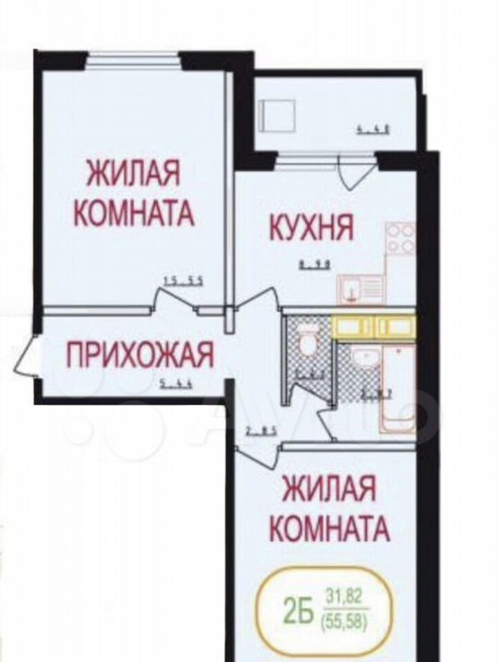 квартира г Подольск п Быково ул Спортивная 3 фото 16