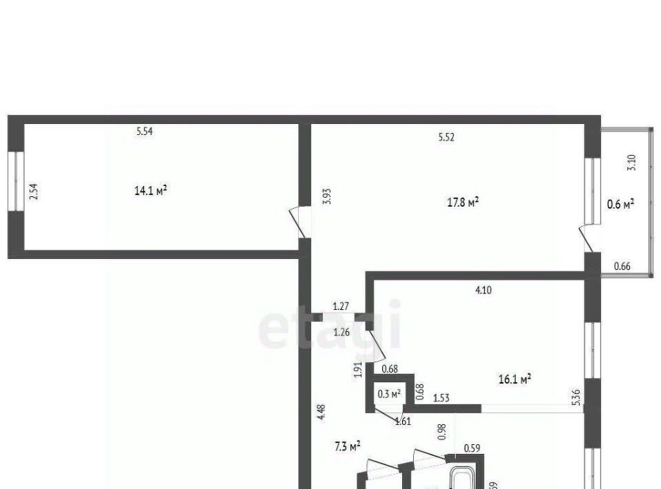 квартира г Чита р-н Центральный ул Новобульварная 82 фото 2