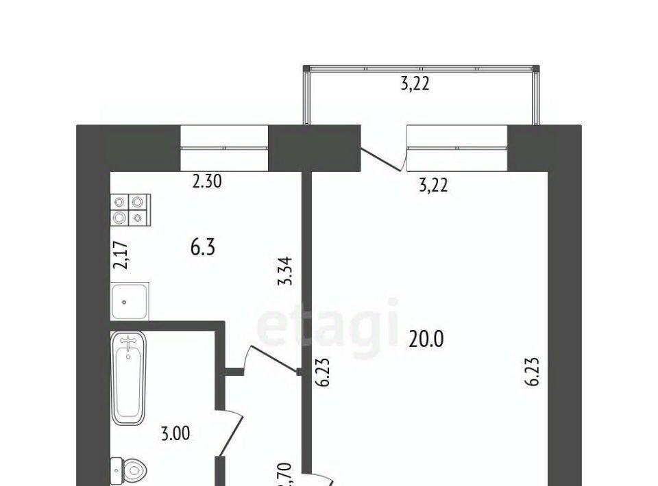квартира г Стерлитамак ул Артема 1 фото 2