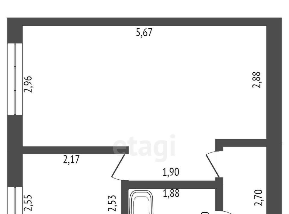 квартира г Стерлитамак ул Дружбы 39 фото 2