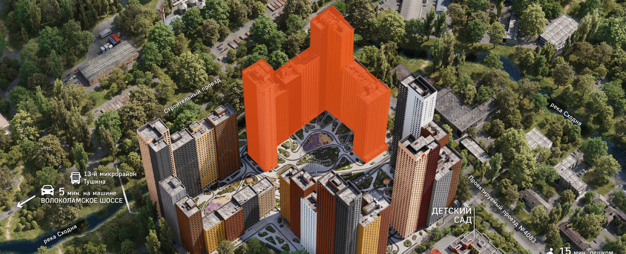 квартира г Москва ЖК «Sky Garden» фото 3