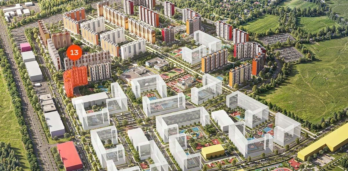 квартира г Домодедово Домодедово Парк жилой комплекс, к 13, Подольск фото 4