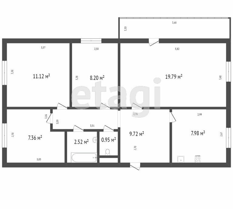квартира г Димитровград ул Дрогобычская 20 фото 1