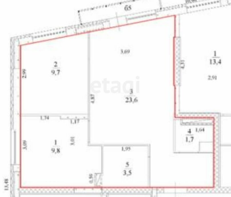 квартира г Ульяновск ул Защитников Отечества 25 фото 1