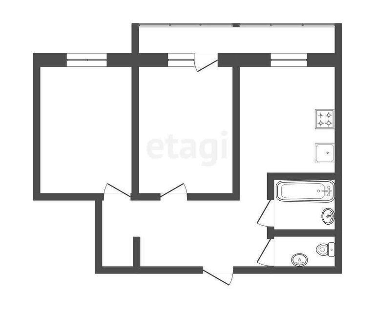 квартира г Москва метро Лобня ул Космонавтов 54 Московская область, Дмитров фото 1