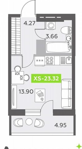 квартира п Шушары ул Школьная метро Купчино ЖК «Аквилон All In 3.0» фото