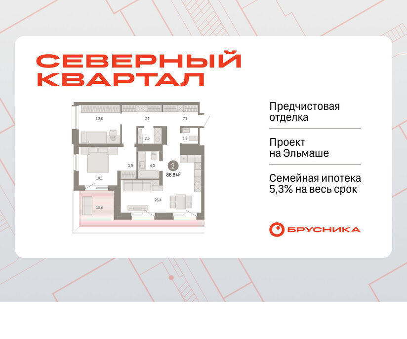 квартира г Екатеринбург Эльмаш Уралмаш пер Механический 15а фото 1