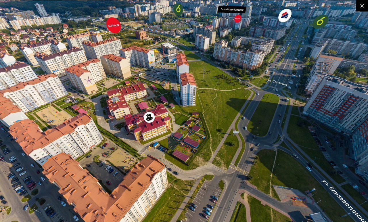 квартира г Калининград р-н Ленинградский ул Елизаветинская 47 фото 10