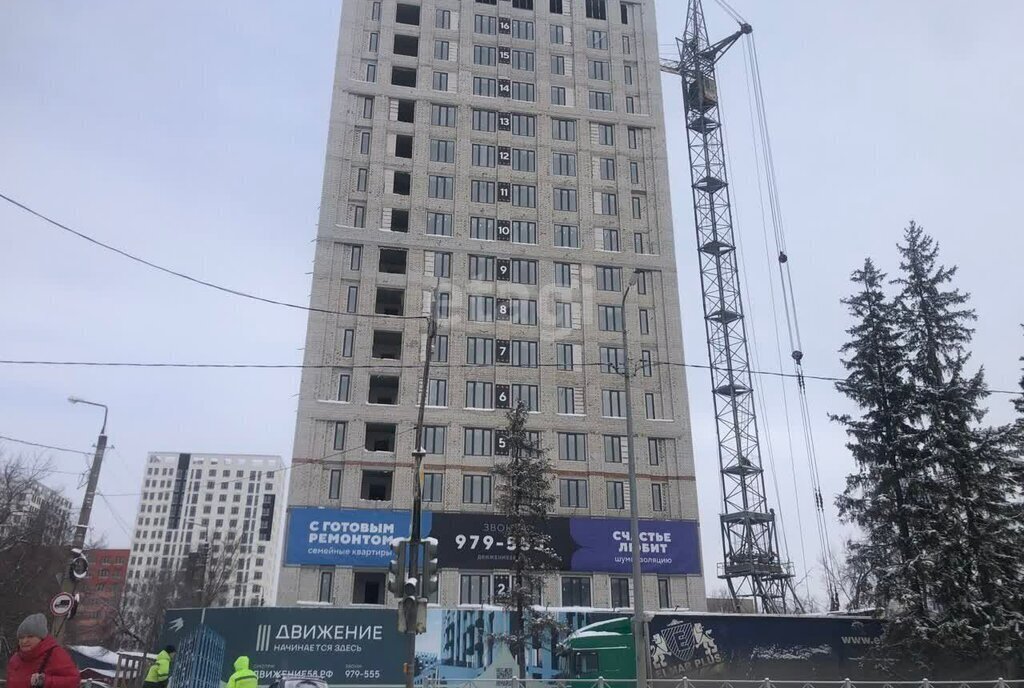 квартира г Пенза р-н Железнодорожный ул Измайлова 46 ЖК «Движение» фото 6
