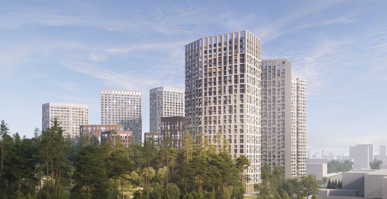 квартира г Екатеринбург р-н Верх-Исетский ЖК «Forum Park» (Форум Парк) ул. Зоологическая, стр. 2 фото 2