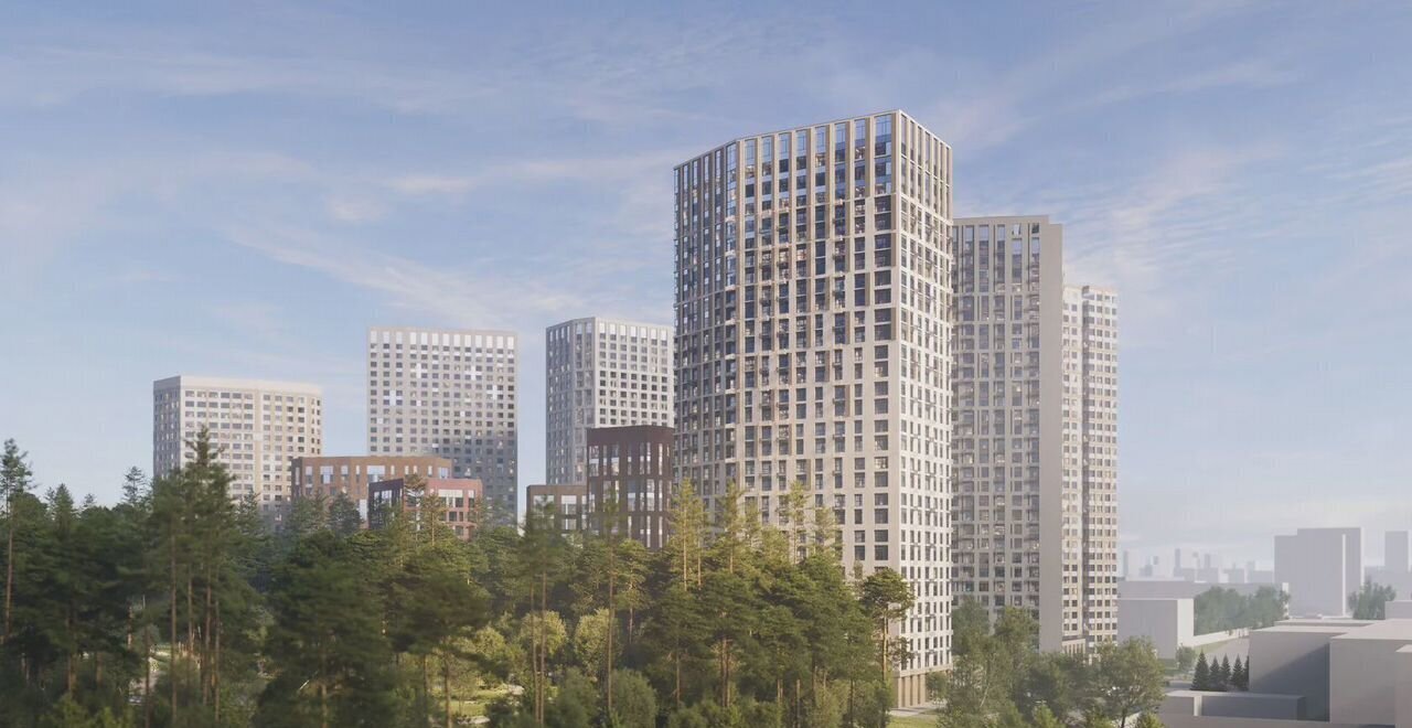 квартира г Екатеринбург р-н Верх-Исетский ЖК «Forum Park» (Форум Парк) ул. Зоологическая, стр. 2 фото 2