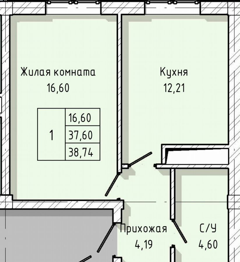 квартира г Нальчик ул Тарчокова 127б фото 2