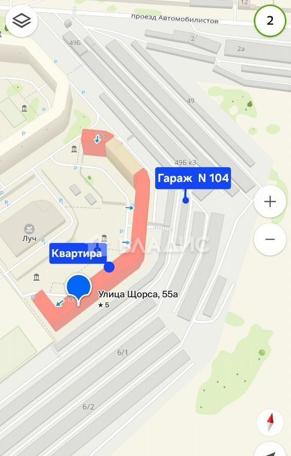 квартира г Белгород Западный ул Щорса 55а фото 11