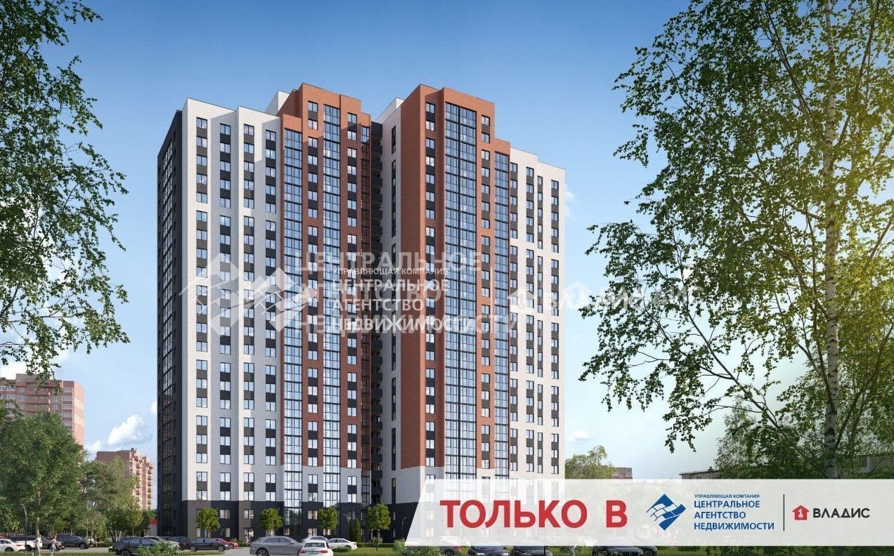 квартира г Рязань р-н Железнодорожный мкр Октябрьский городок ЖК «Чкалов» фото 1