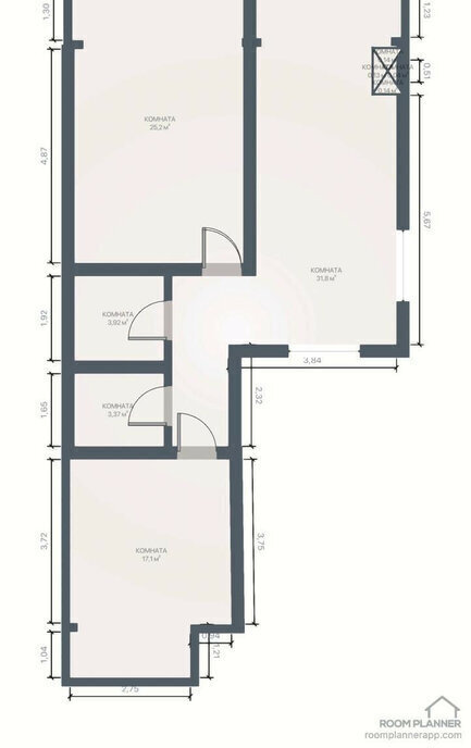 квартира г Нальчик ул Байсултанова 33 фото 11
