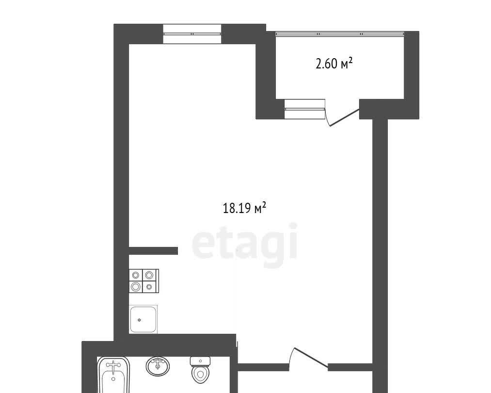квартира г Воронеж р-н Коминтерновский ул Независимости 78б/1 фото 15
