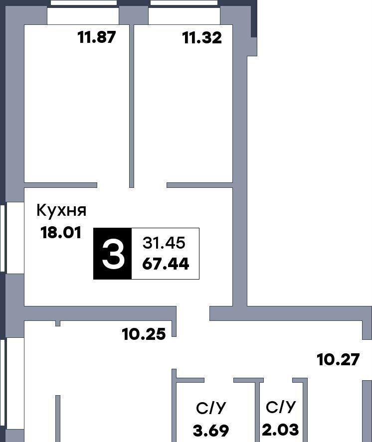 квартира г Самара р-н Куйбышевский ул Заусадебная 1 ЖК «Заречье» фото 1