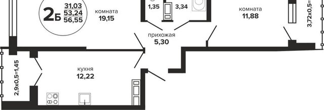 р-н Прикубанский Музыкальный ЖК «Гулливер» фото