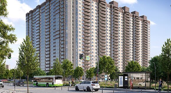 квартира г Краснодар р-н Прикубанский ул Российская 257/7 ЖК «Гулливер» фото 3