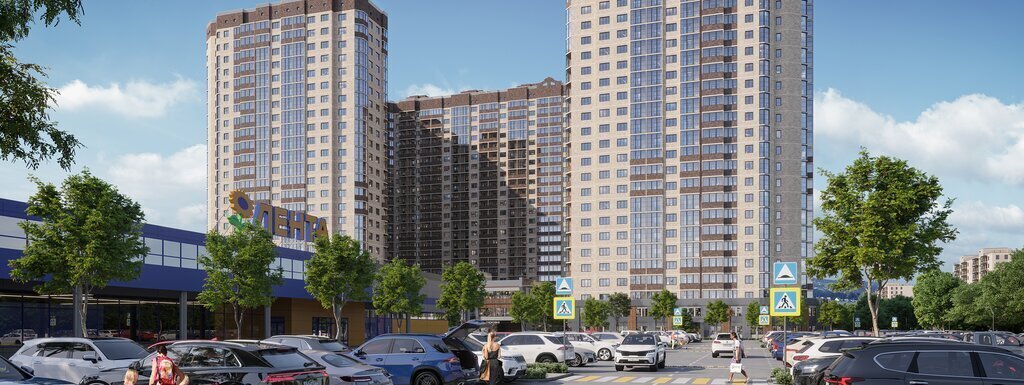 квартира г Краснодар р-н Прикубанский ул Российская 257/7 ЖК «Гулливер» фото 4