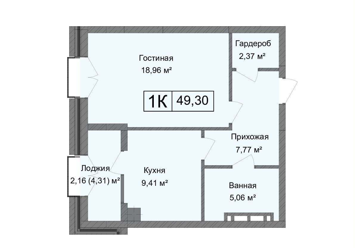 квартира г Каспийск ЖК «Золотые пески» М. Халилова, д. 1а фото 1