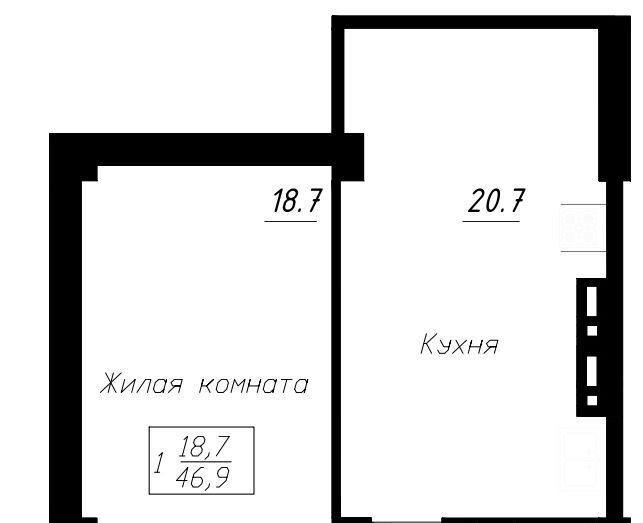 квартира г Ессентуки ЖК Речной Бриз фото 1