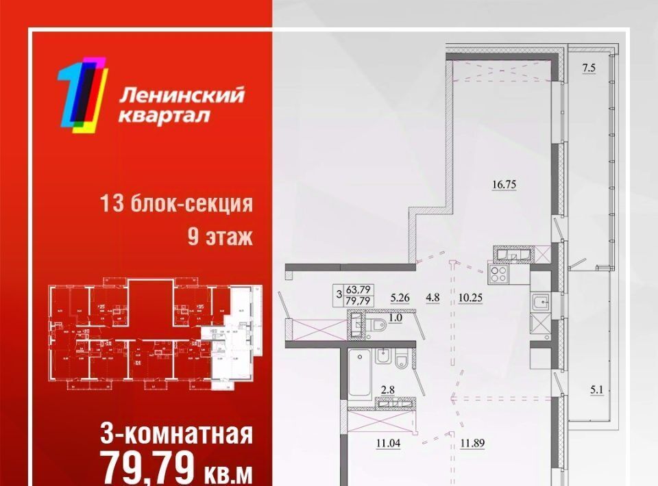 квартира г Иркутск р-н Ленинский Ново-Ленино фото 1