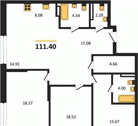 квартира г Воронеж р-н Центральный пр-кт Московский 138 фото 1