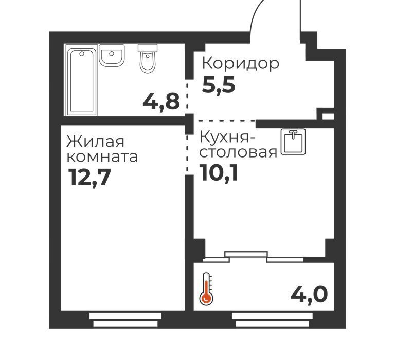 квартира г Челябинск р-н Калининский ул Братьев Кашириных 82/1 фото 1