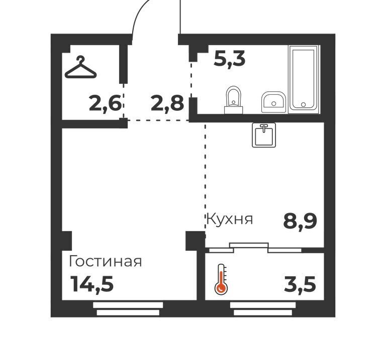 квартира г Челябинск р-н Калининский ул Братьев Кашириных 82/1 фото 1