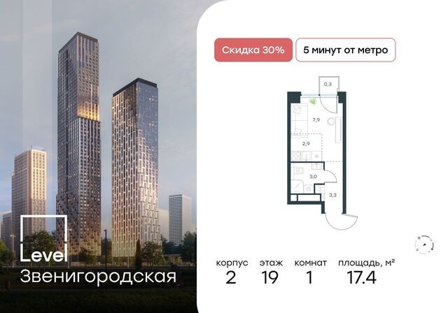 метро Хорошёво дом 2 муниципальный округ Хорошёво-Мнёвники, ЖК «Level Звенигородская» фото