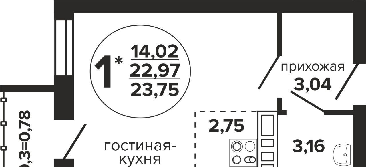 квартира г Краснодар р-н Прикубанский ул Российская 257/7 фото 1